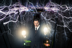 A DAY WITH NIKOLA TESLA
