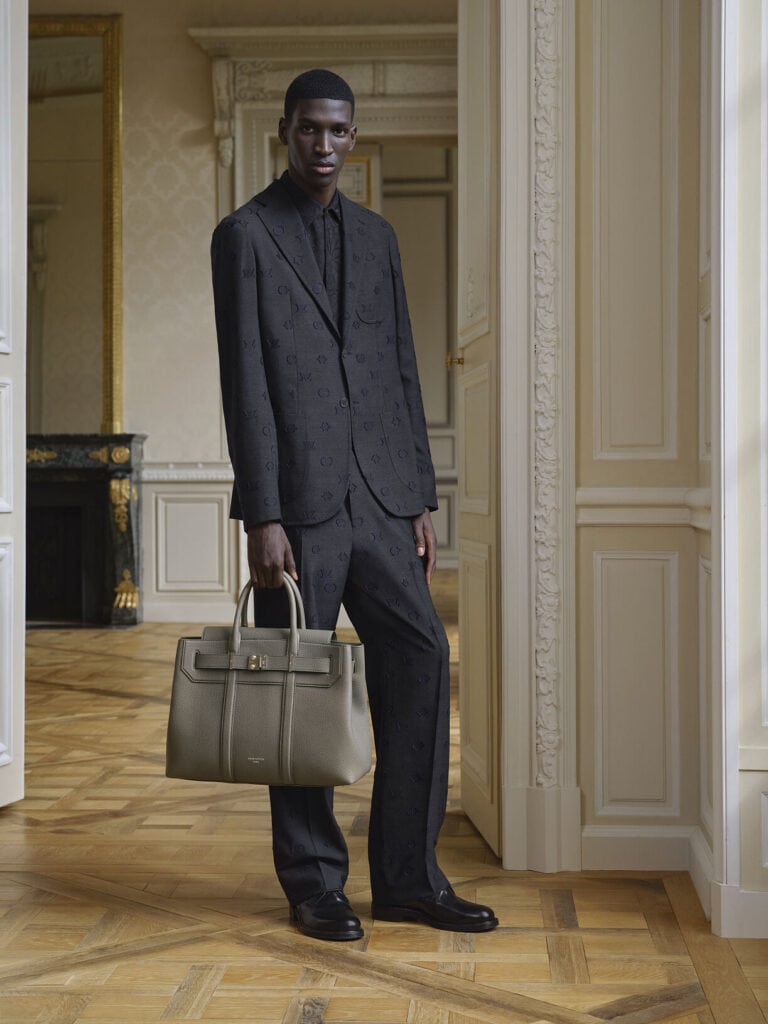 Louis Vuitton Mens Scarves 2023 Ss, Black