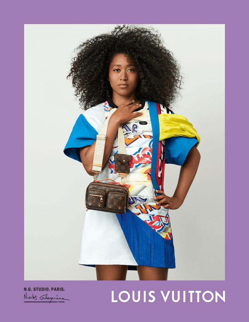 Laura Harrier Models LOUIS VUITTON Spring 2021 Twist Bags