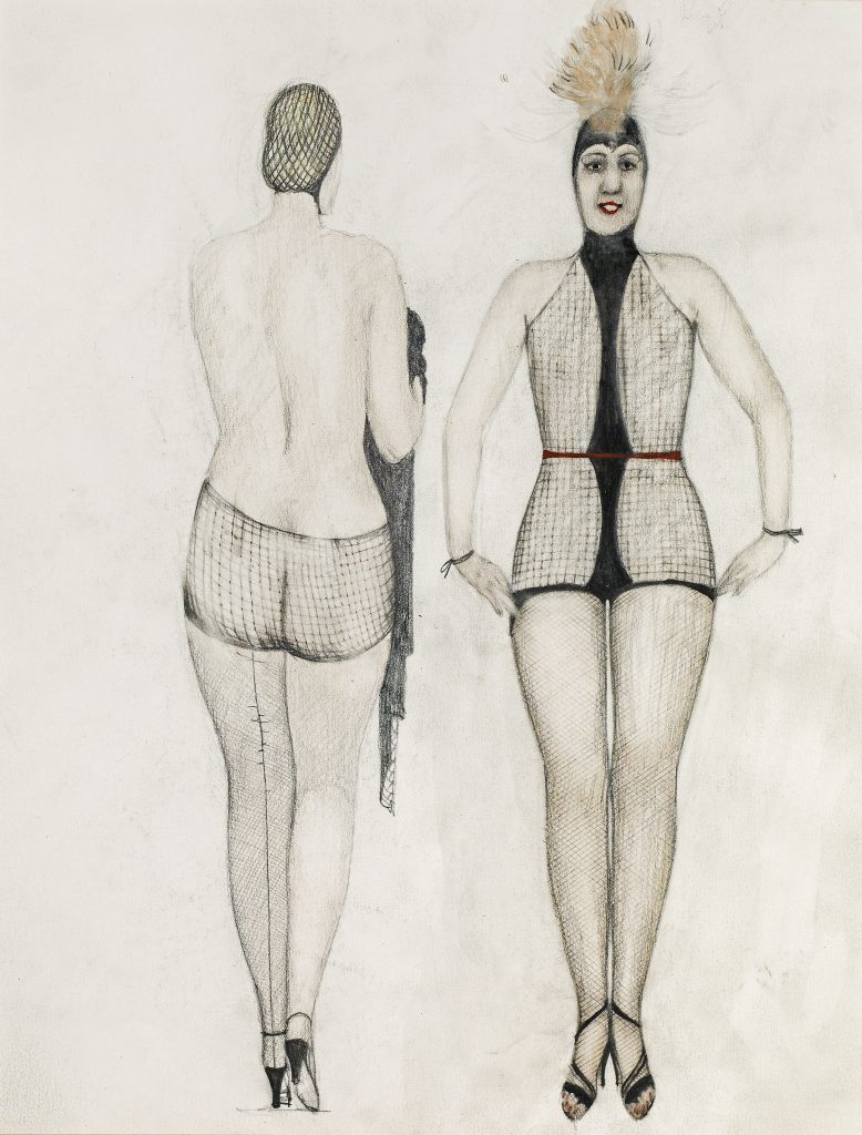 Strong women: Alfons Walde "Women in Fishnet clothing"