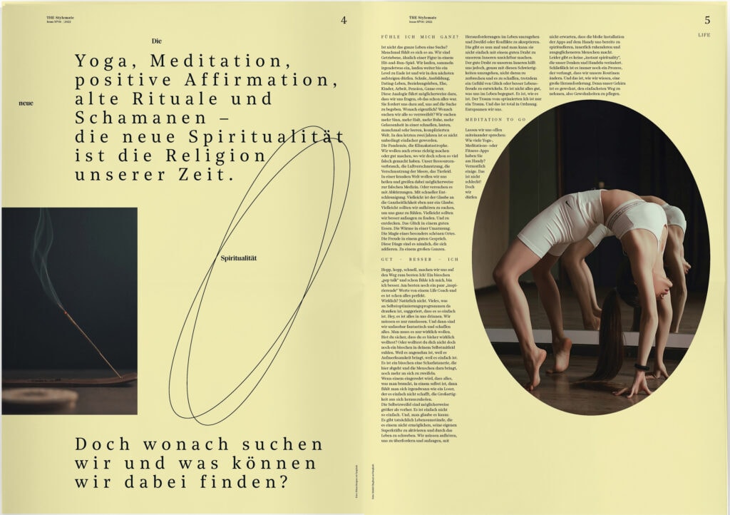 THE Stylemate 01|2021: Die neue Spiritualität