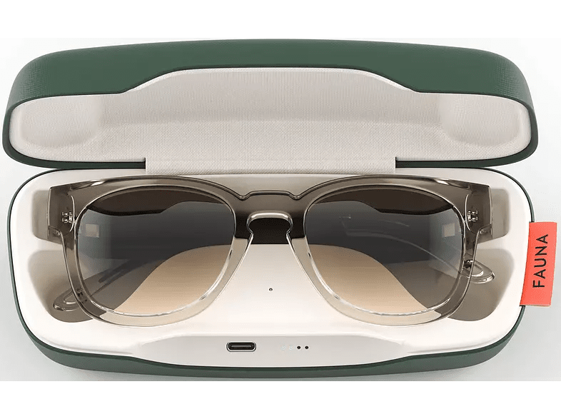 FAUNA AUDIO Sonnenbrille Spiro Transparent Brown