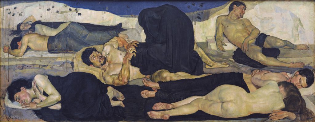 Ferdinand Hodler - Die Nacht (1889-90)