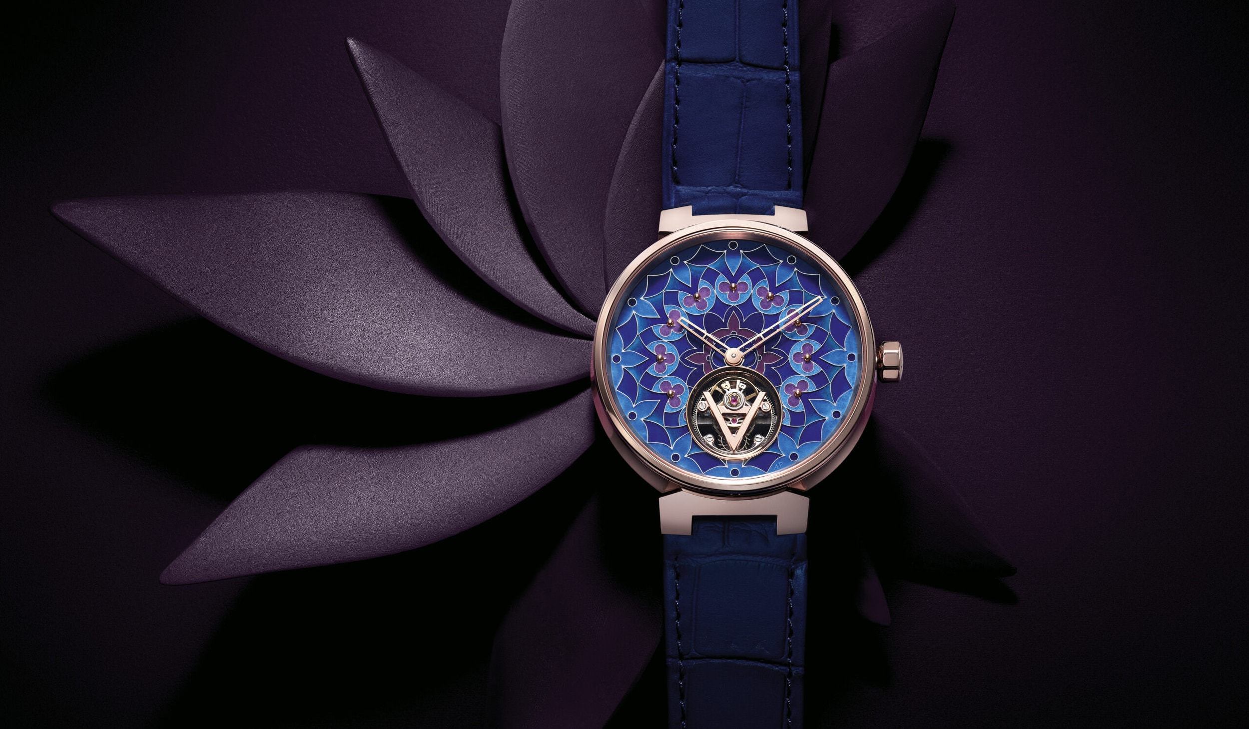 Louis Vuitton dials up luxury with golden Tambour watches