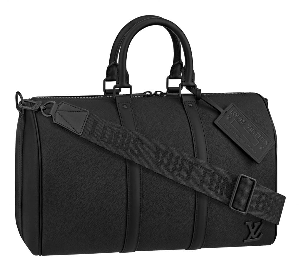 Louis Vuitton Virgil Abloh White Epi Leather Keepall Bandouliere