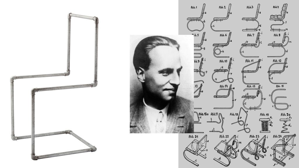 first draft of cantilever/Mart Stam/patent drawings