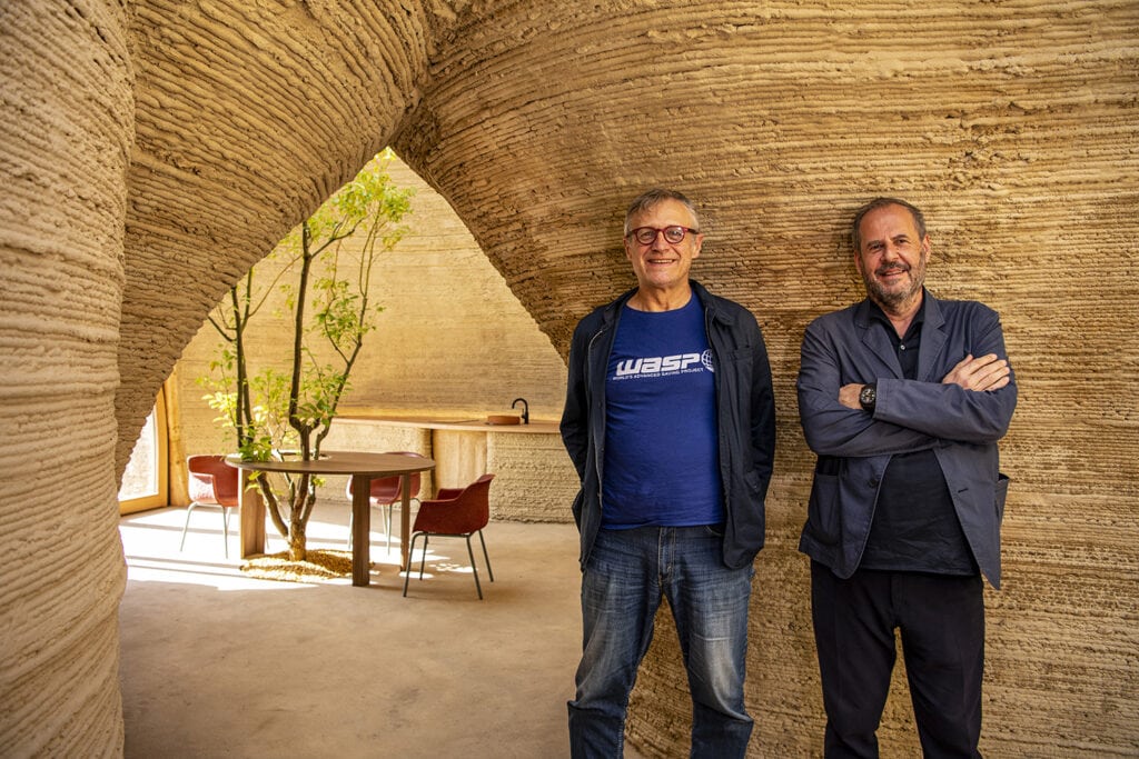 Massimo Moretti and Mario Cucinella, Tecla 3D printed house WASP + MCA