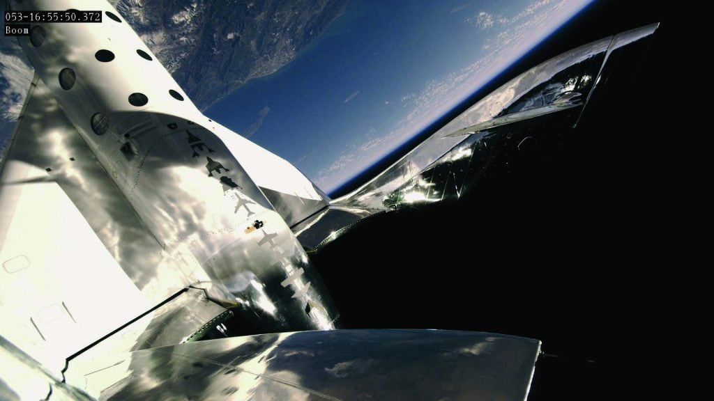 Weltraumabenteuer, Foto by Virgin Galactic