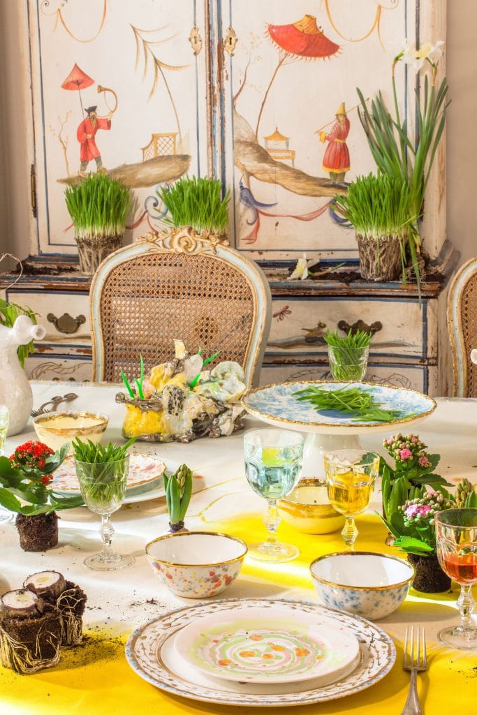 The spring table by Coralla Maiuri