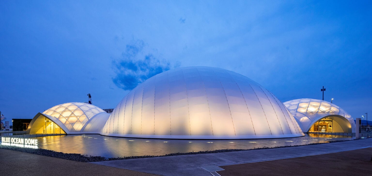 Shigeru Ban Designs Sustainable Blue Ocean Dome for Osaka Expo 2025 ...
