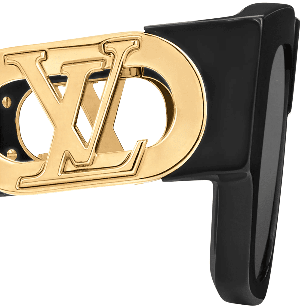 black and gold louis vuitton glasses