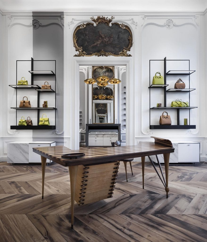 Prix Versailles 2019. Maison Delvaux Flagshipstorein Brussels designed by Vudafieri Saferino Partners